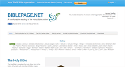 Desktop Screenshot of biblepage.net